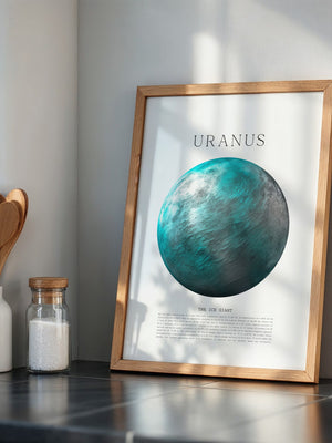 Uranus Eisriese Aquarelloptik