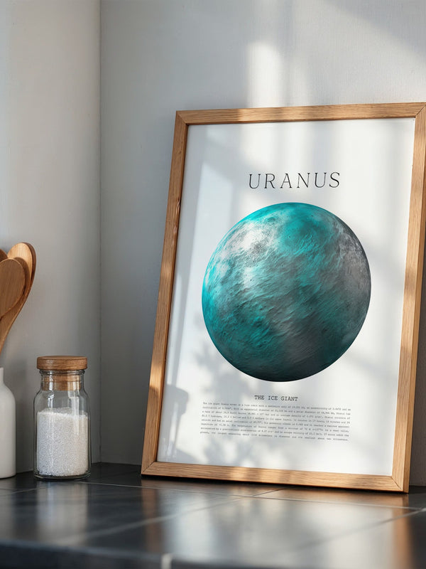 Uranus Eisriese Aquarelloptik