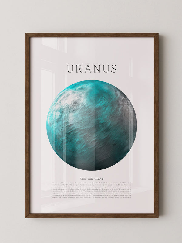 Uranus Eisriese Aquarelloptik