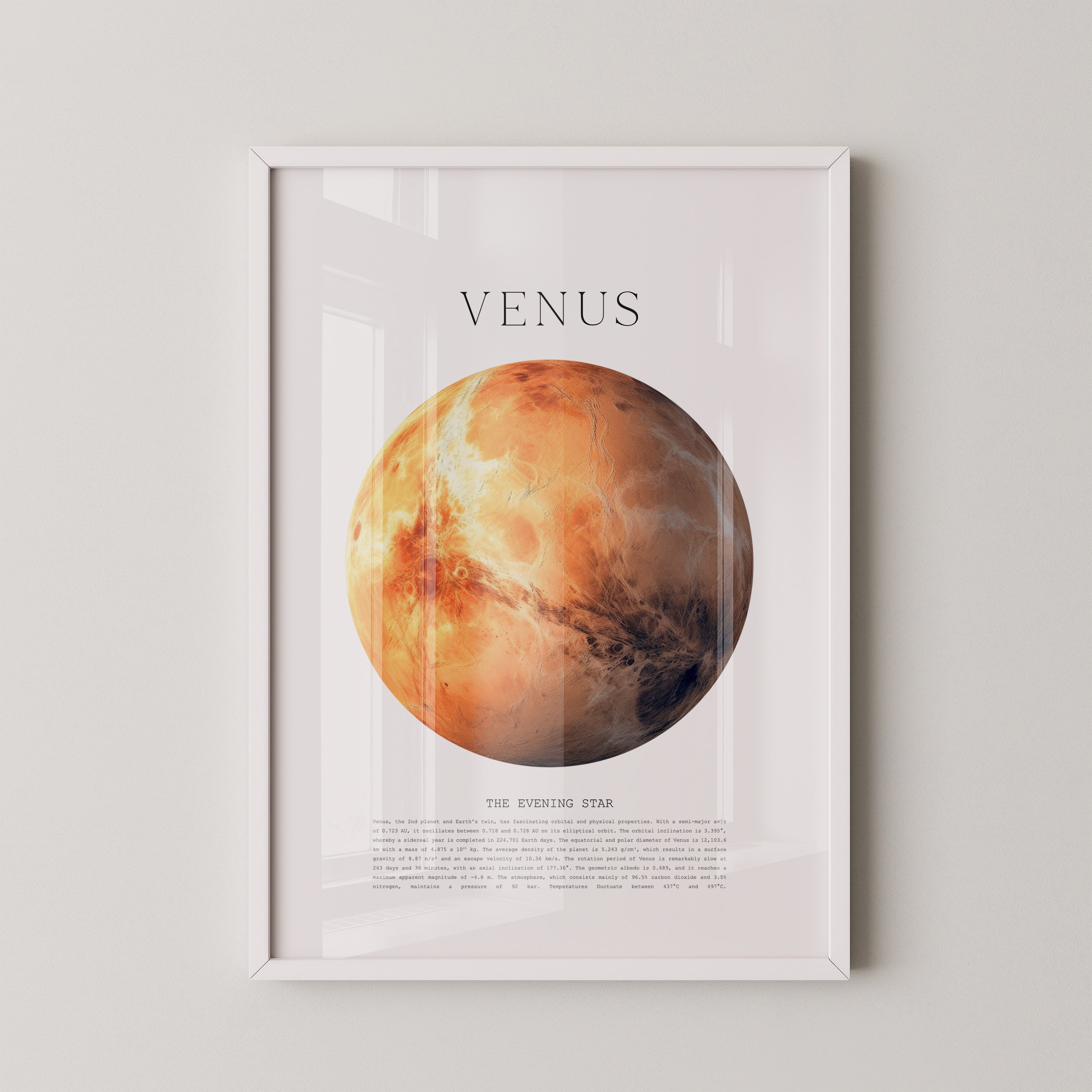 Venus Planetenoberfläche Textur