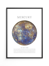Merkur Planet Farbenvielfalt