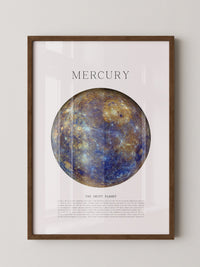 Merkur Planet Farbenvielfalt