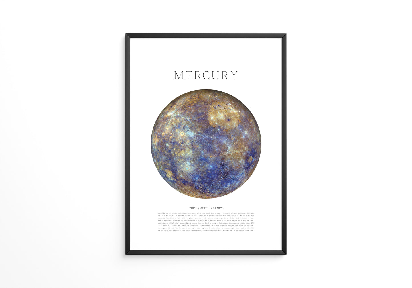 Merkur Planet Farbenvielfalt