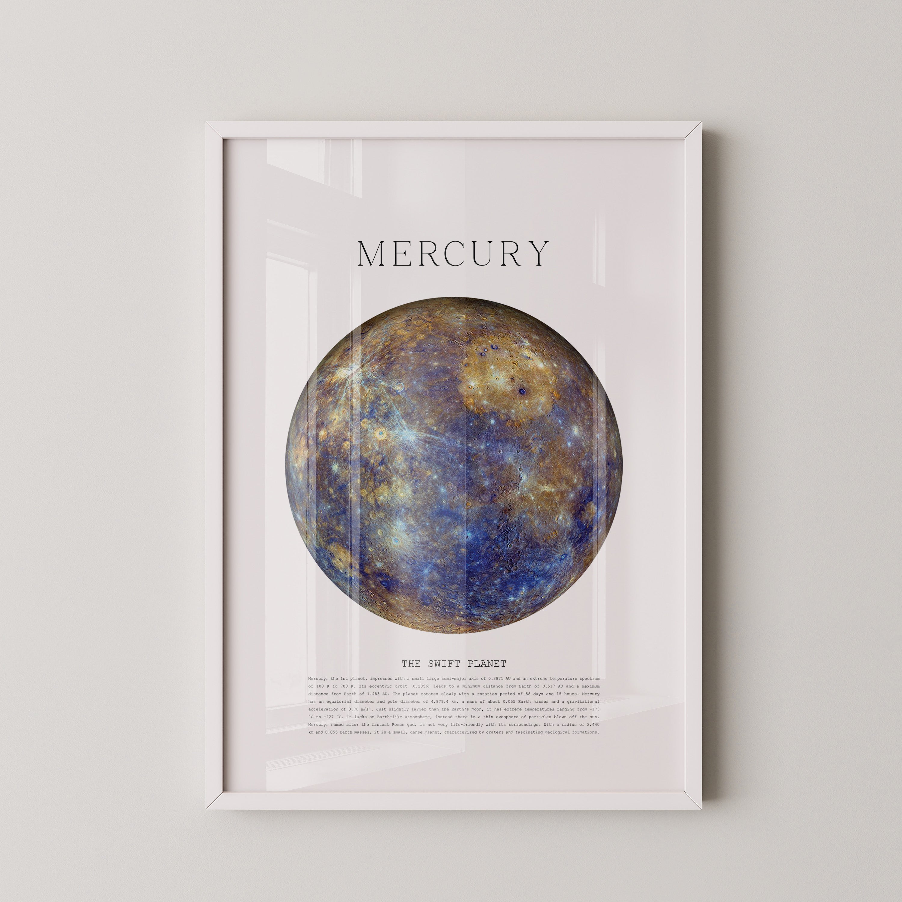 Merkur Planet Farbenvielfalt