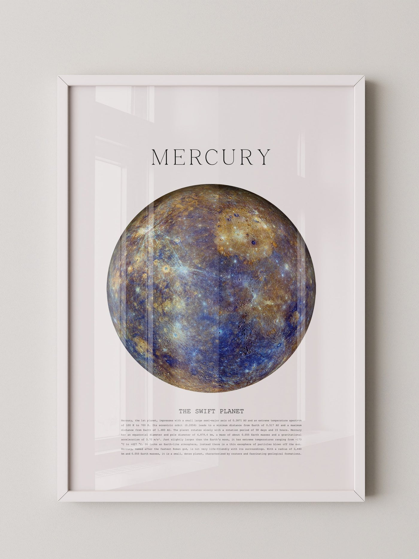 Merkur Planet Farbenvielfalt