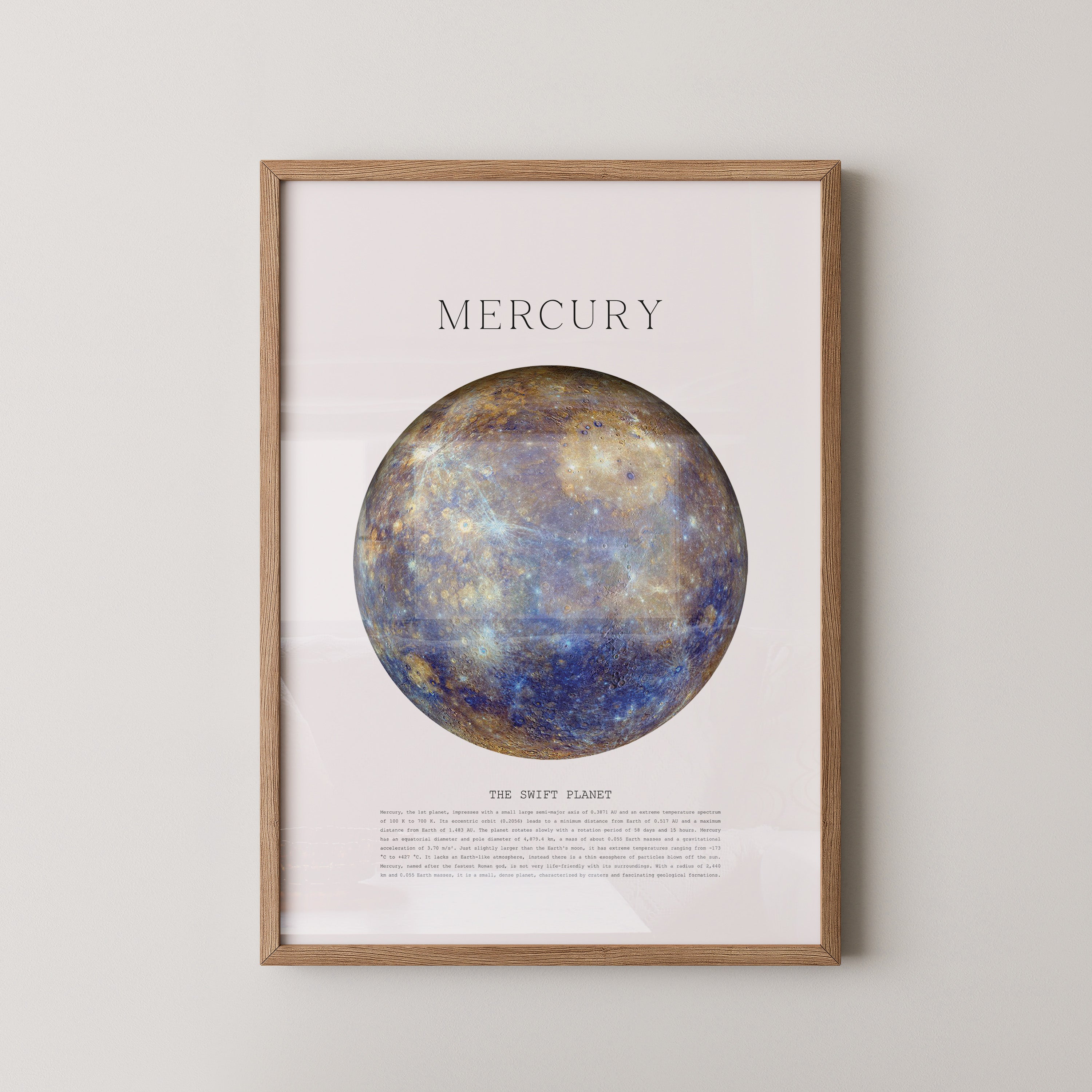 Merkur Planet Farbenvielfalt