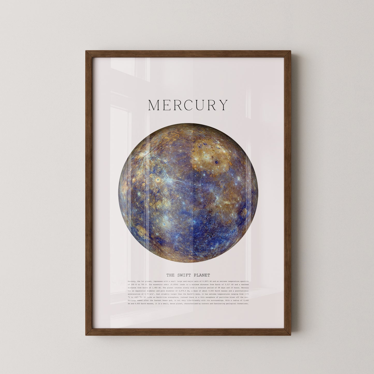 Merkur Planet Farbenvielfalt