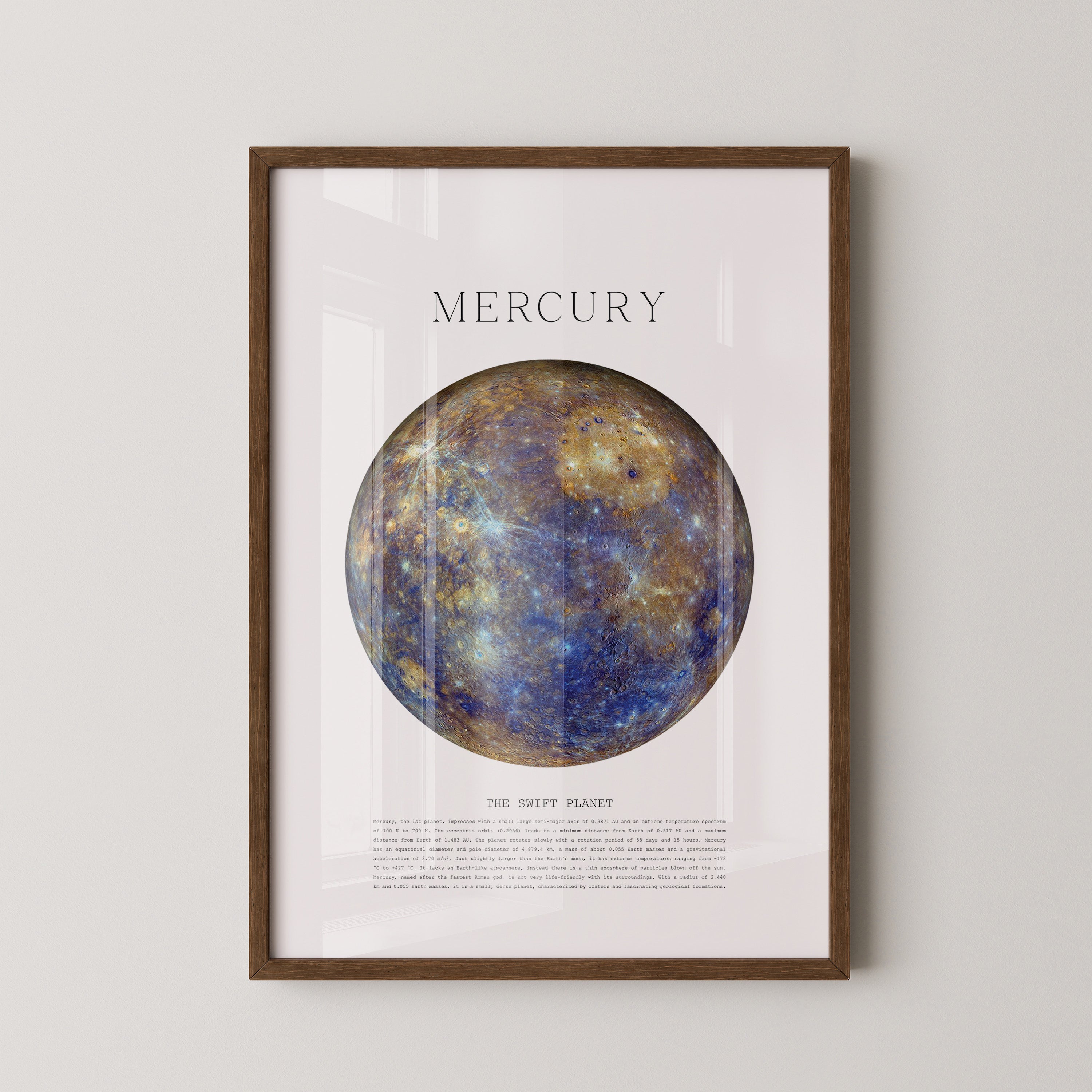 Merkur Planet Farbenvielfalt