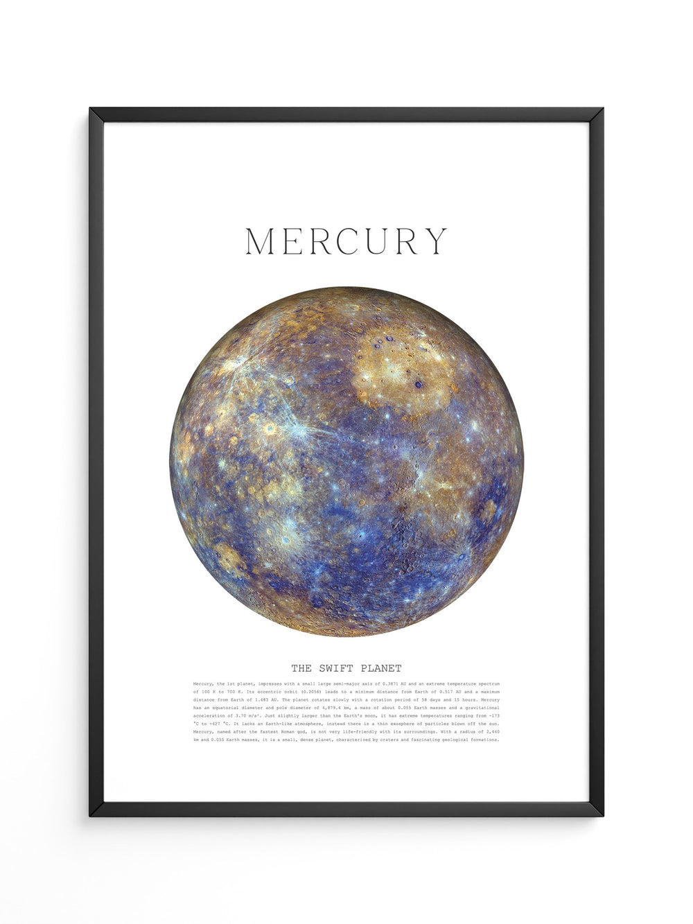 Merkur Planet Farbenvielfalt