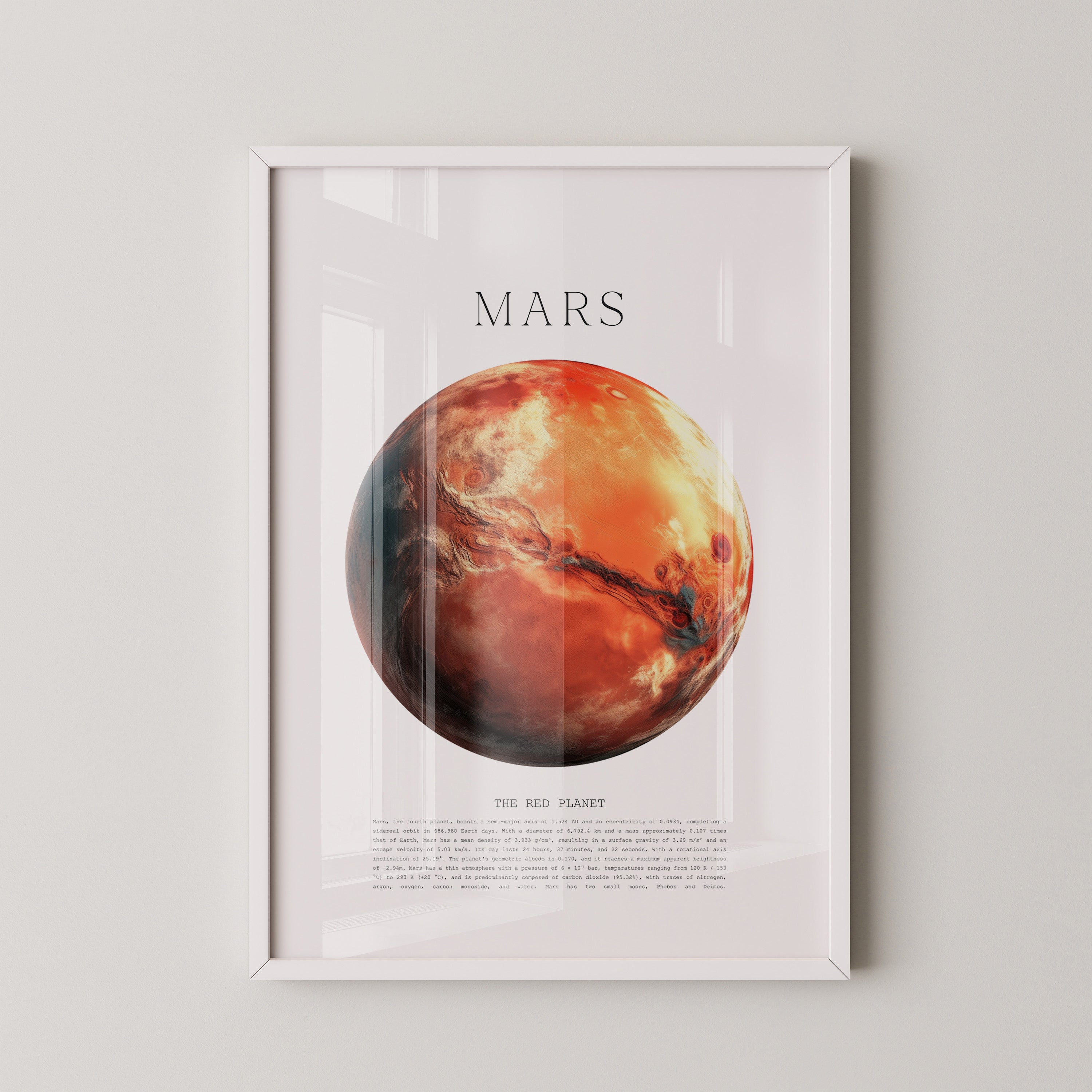 Mars Oberfläche Rotton