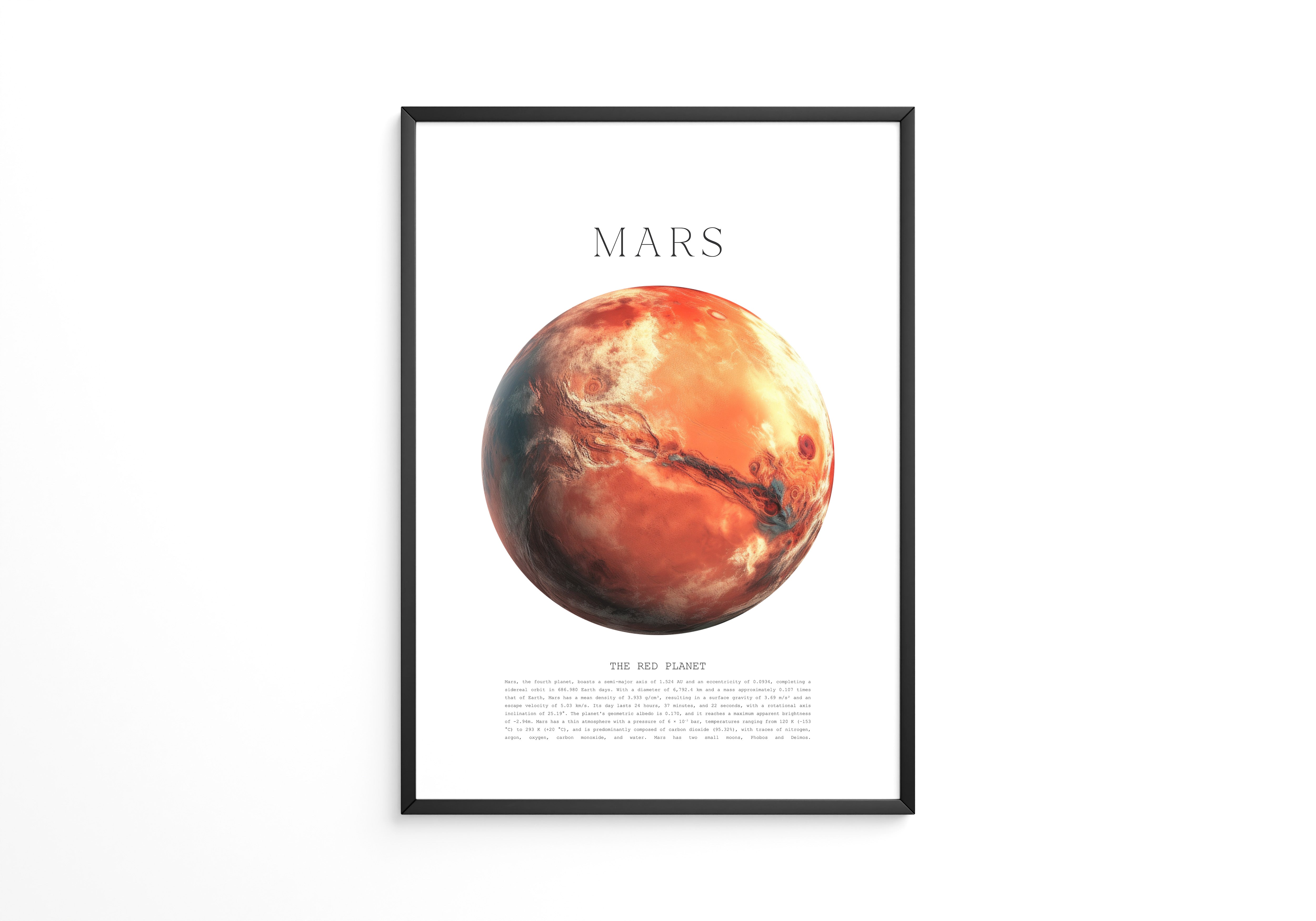 Mars Oberfläche Rotton