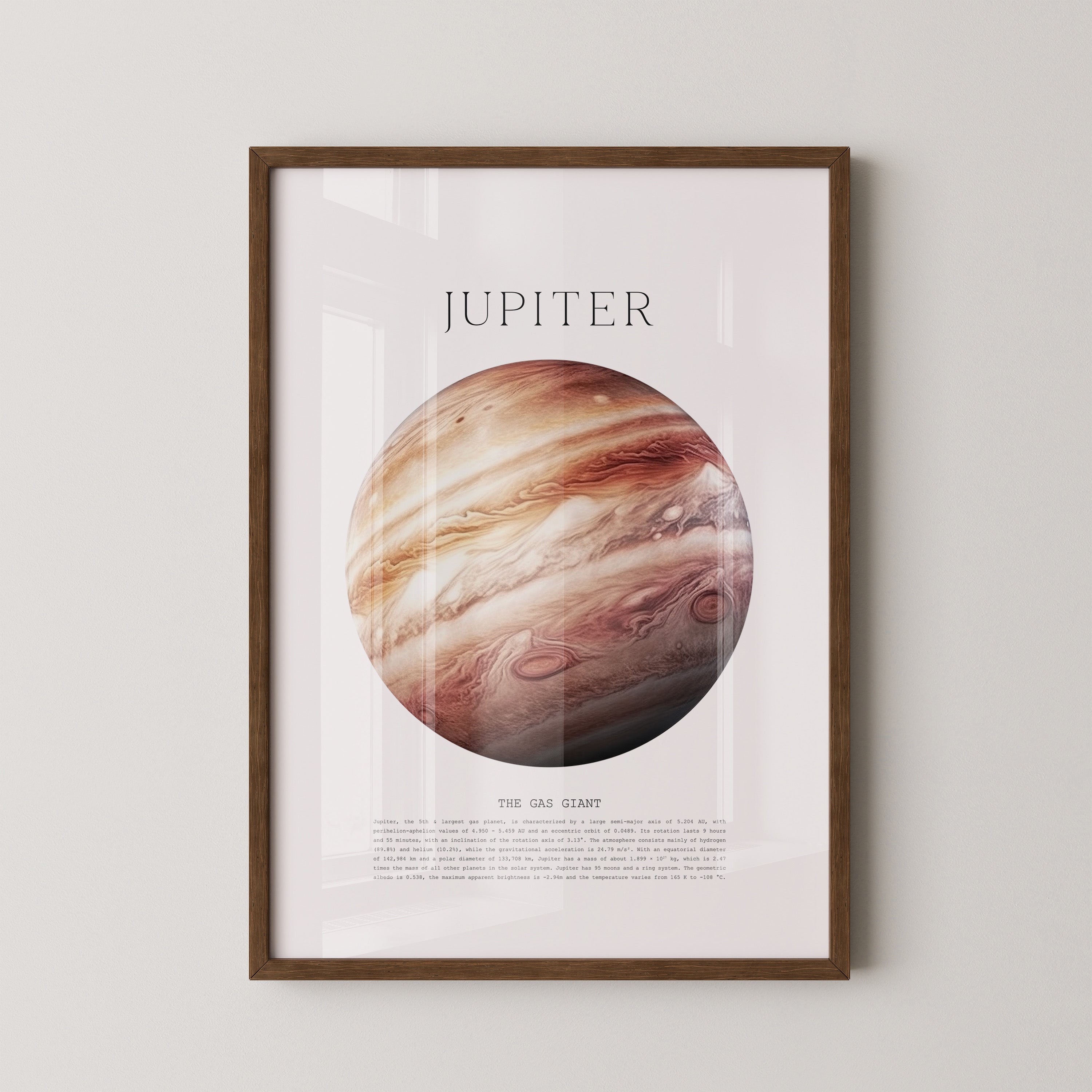 Jupiter Gasplanet Rotbraun