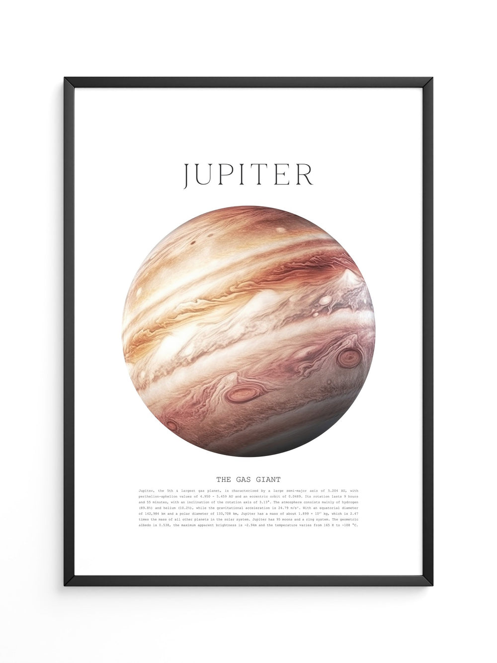 Jupiter Gasplanet Rotbraun