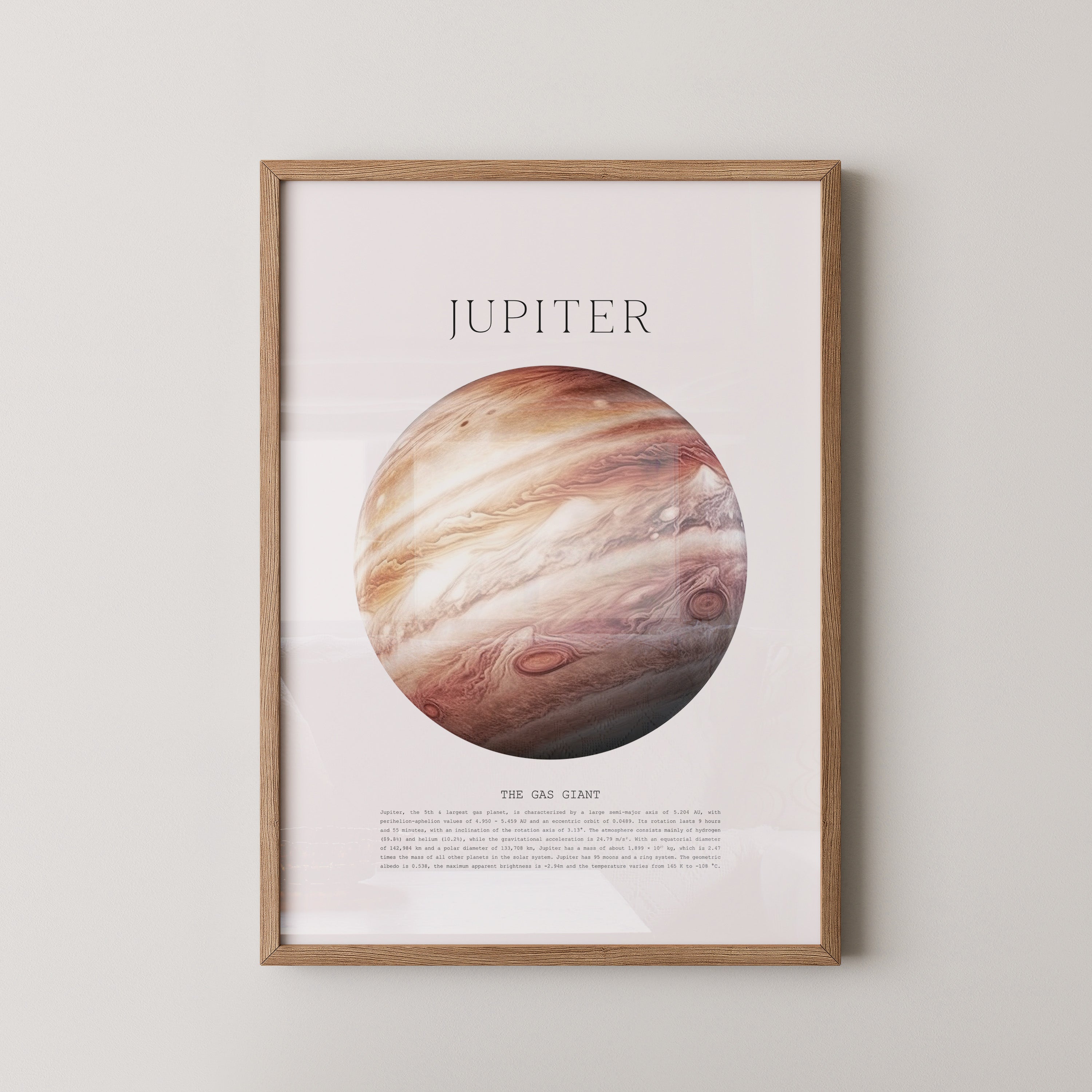 Jupiter Gasplanet Rotbraun