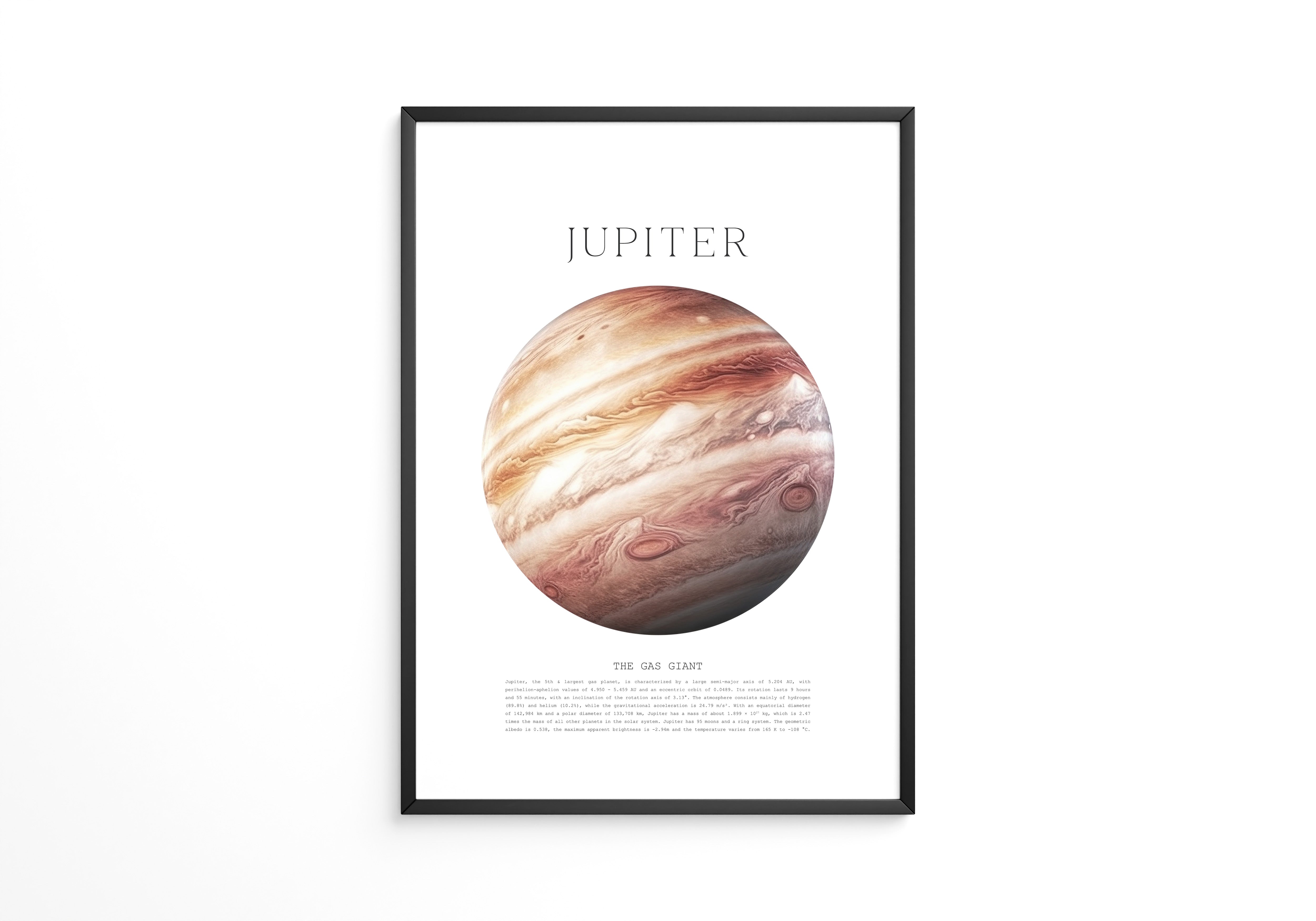 Jupiter Gasplanet Rotbraun