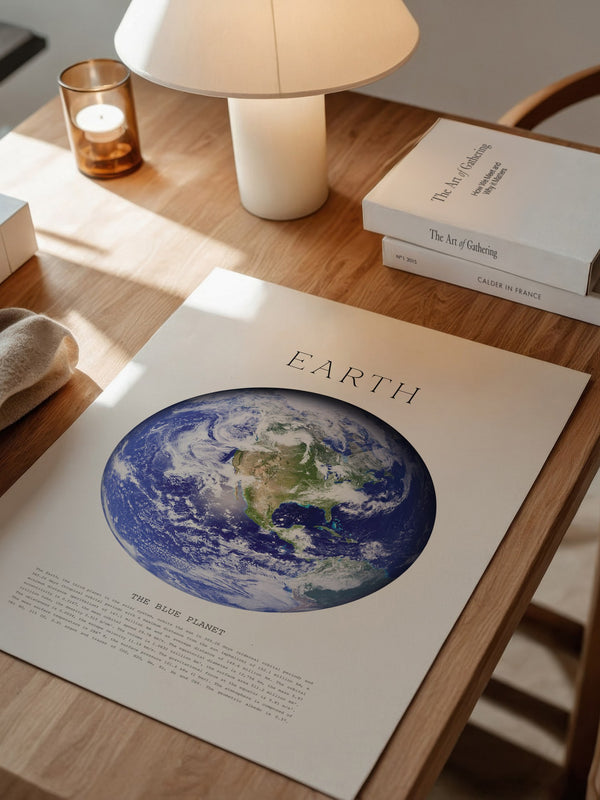 Erde Weltraumperspektive klar