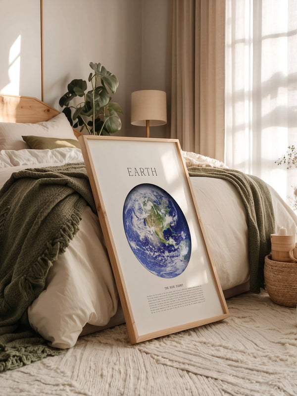 Erde Weltraumperspektive klar