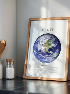 Erde Weltraumperspektive klar