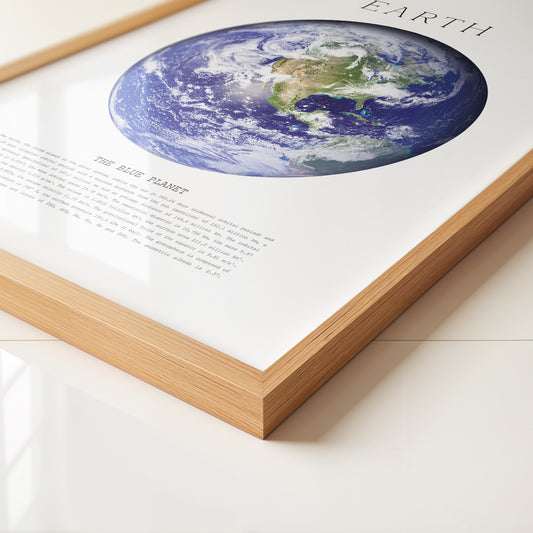 Erde Weltraumperspektive klar