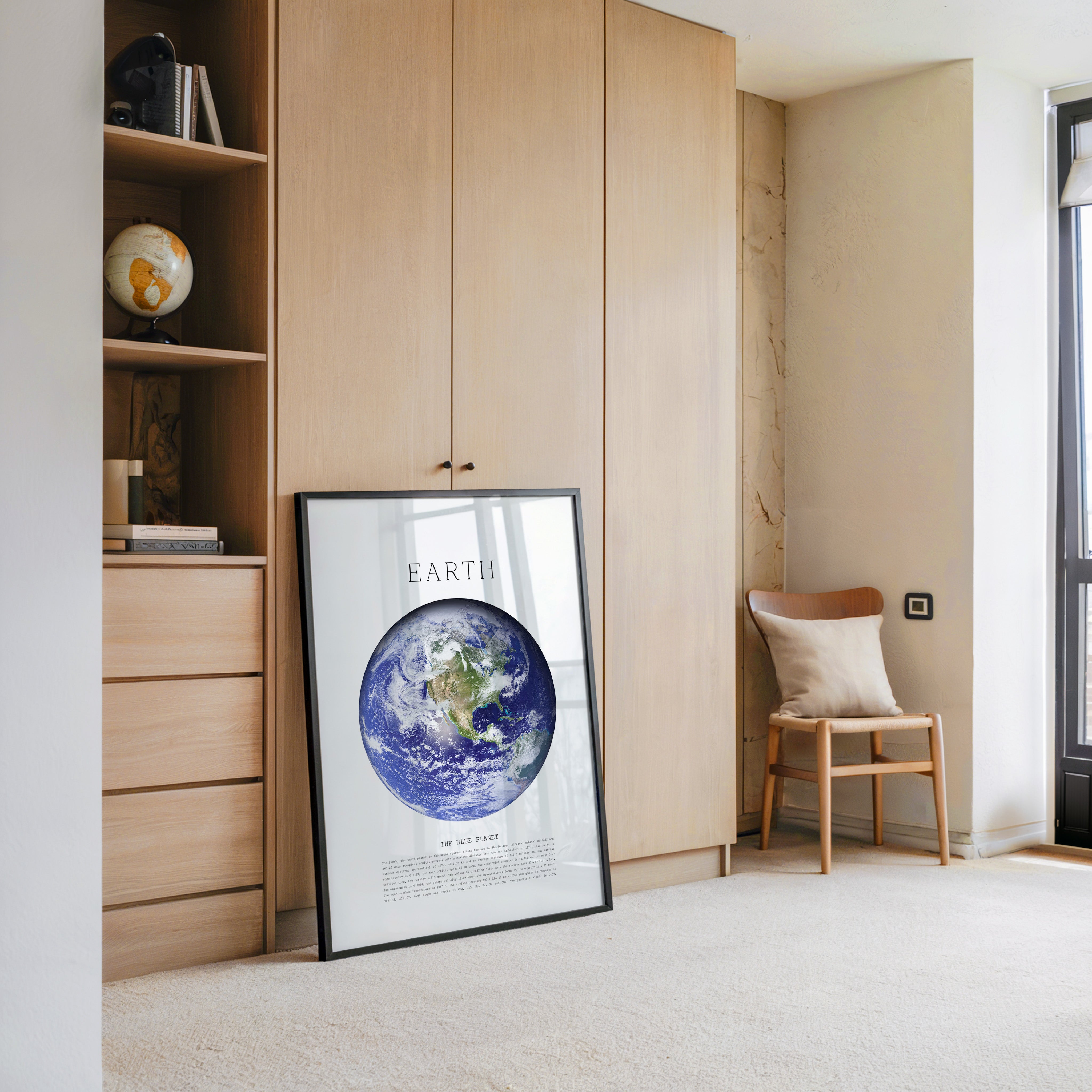 Erde Weltraumperspektive klar