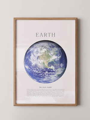 Erde Weltraumperspektive klar