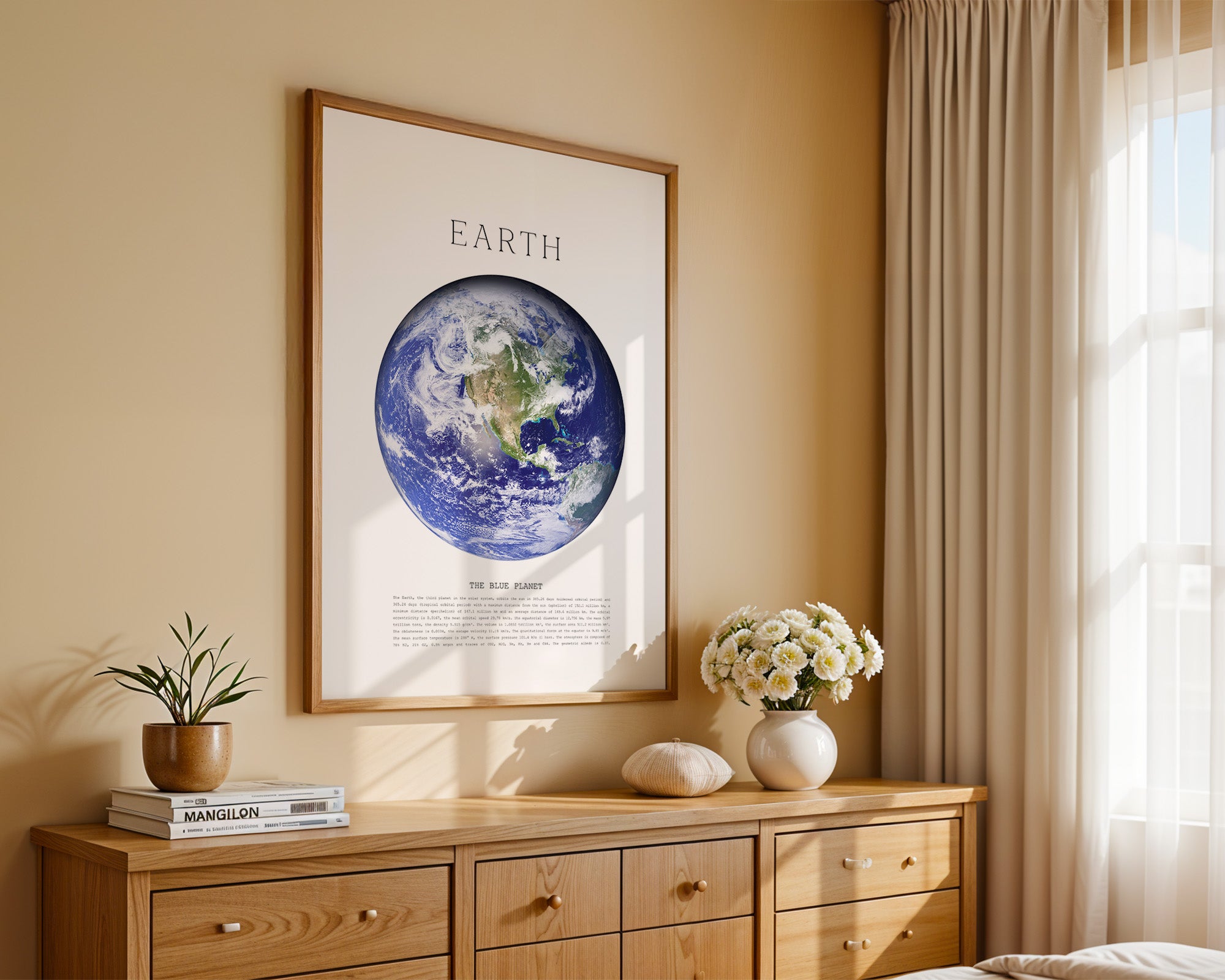 Erde Weltraumperspektive klar