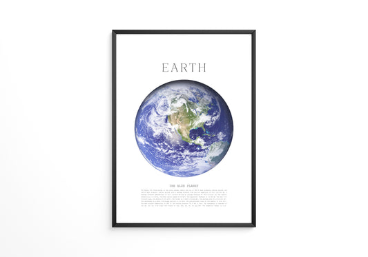 Erde Weltraumperspektive klar