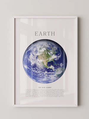 Erde Weltraumperspektive klar