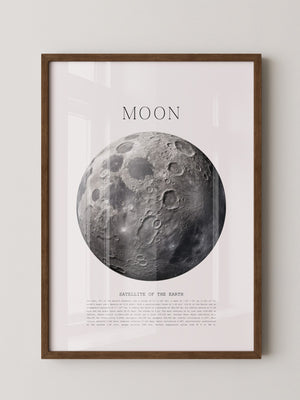 Mond grau Textur Detail