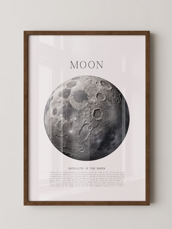 Mond grau Textur Detail