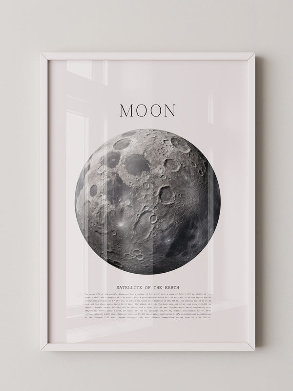 Mond grau Textur Detail