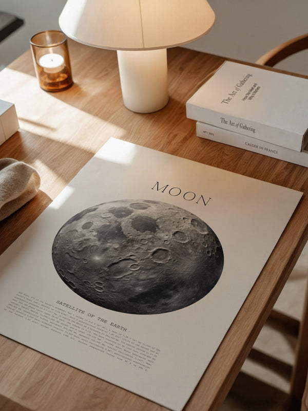 Mond grau Textur Detail
