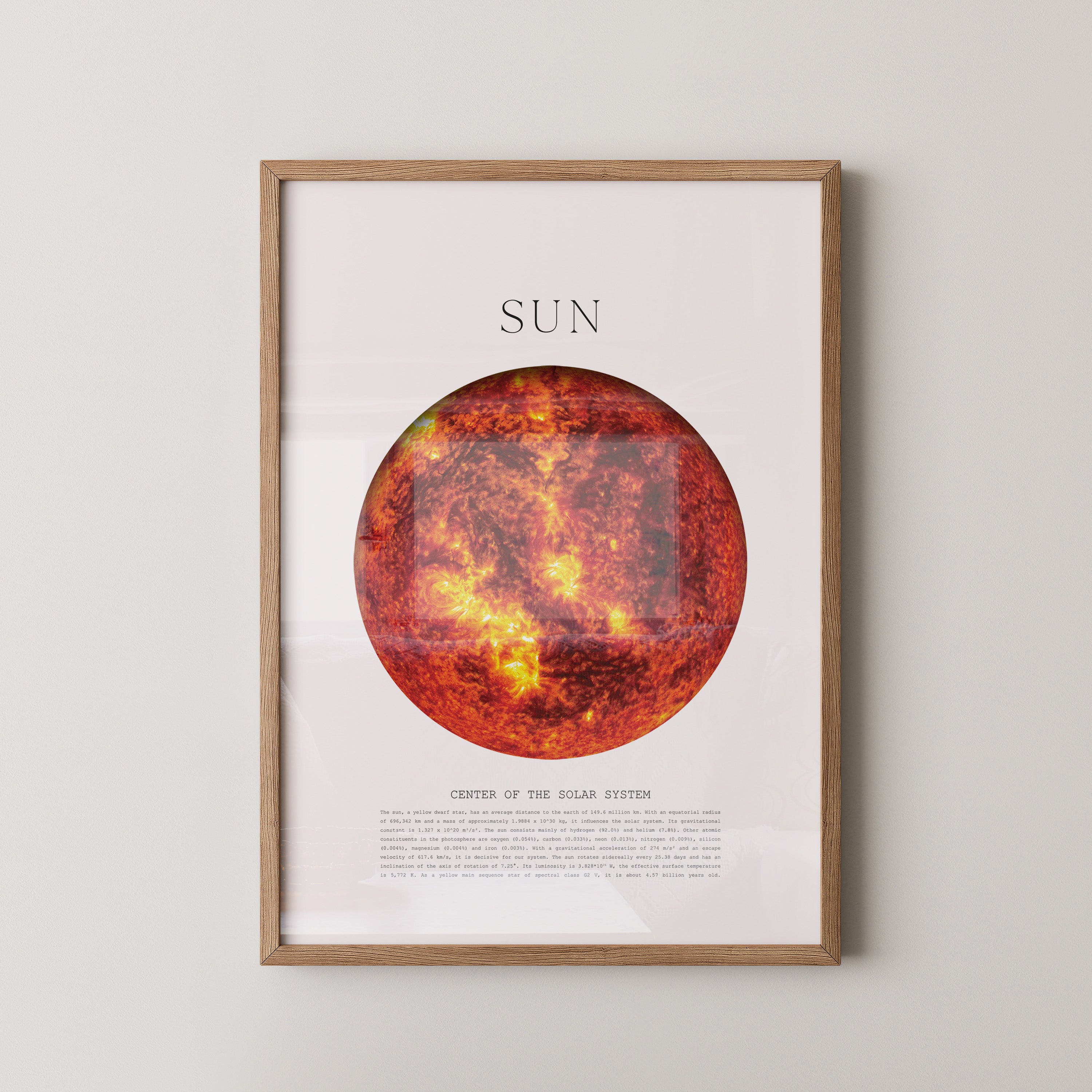 Sonne leuchtend feurig