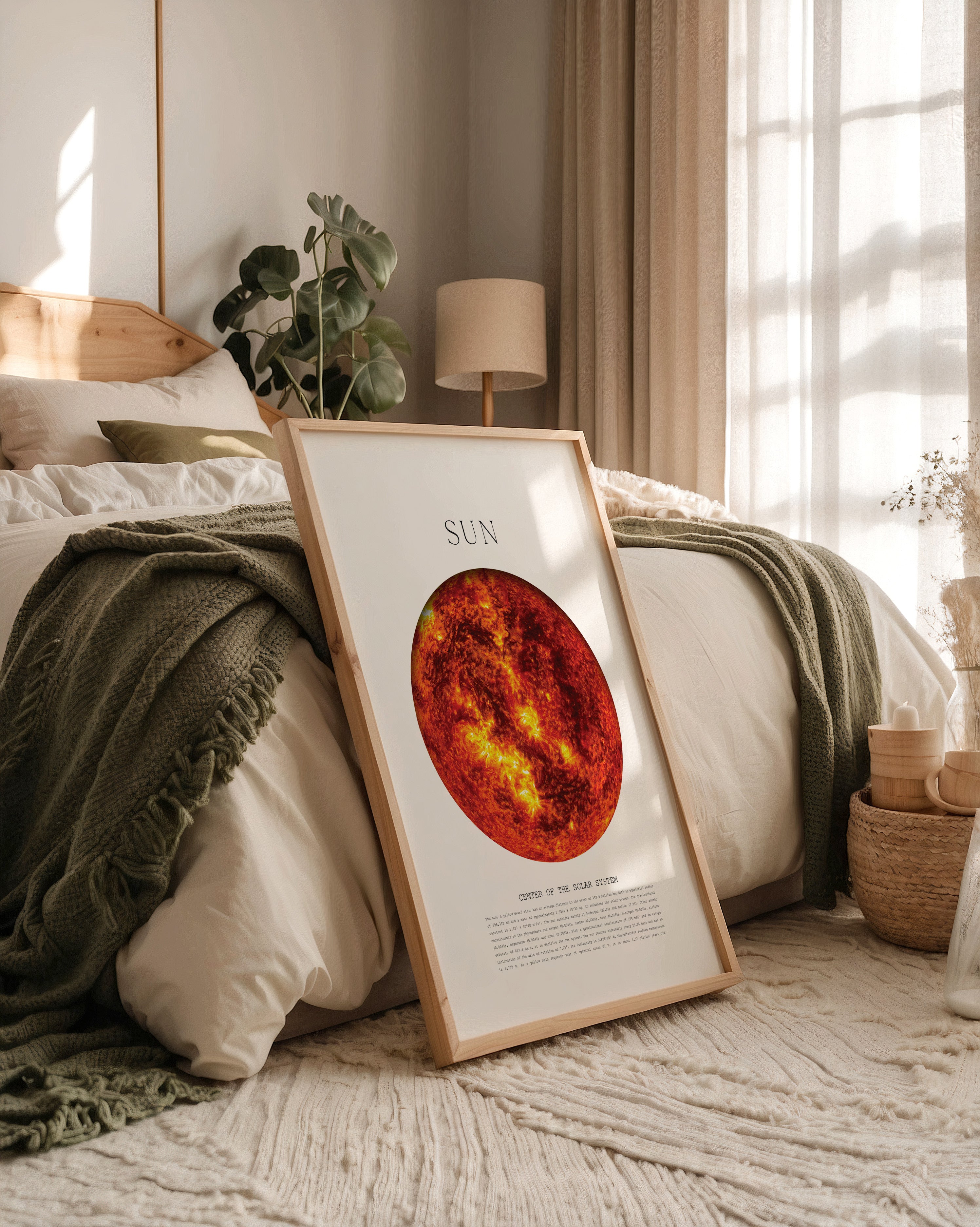 Sonne leuchtend feurig