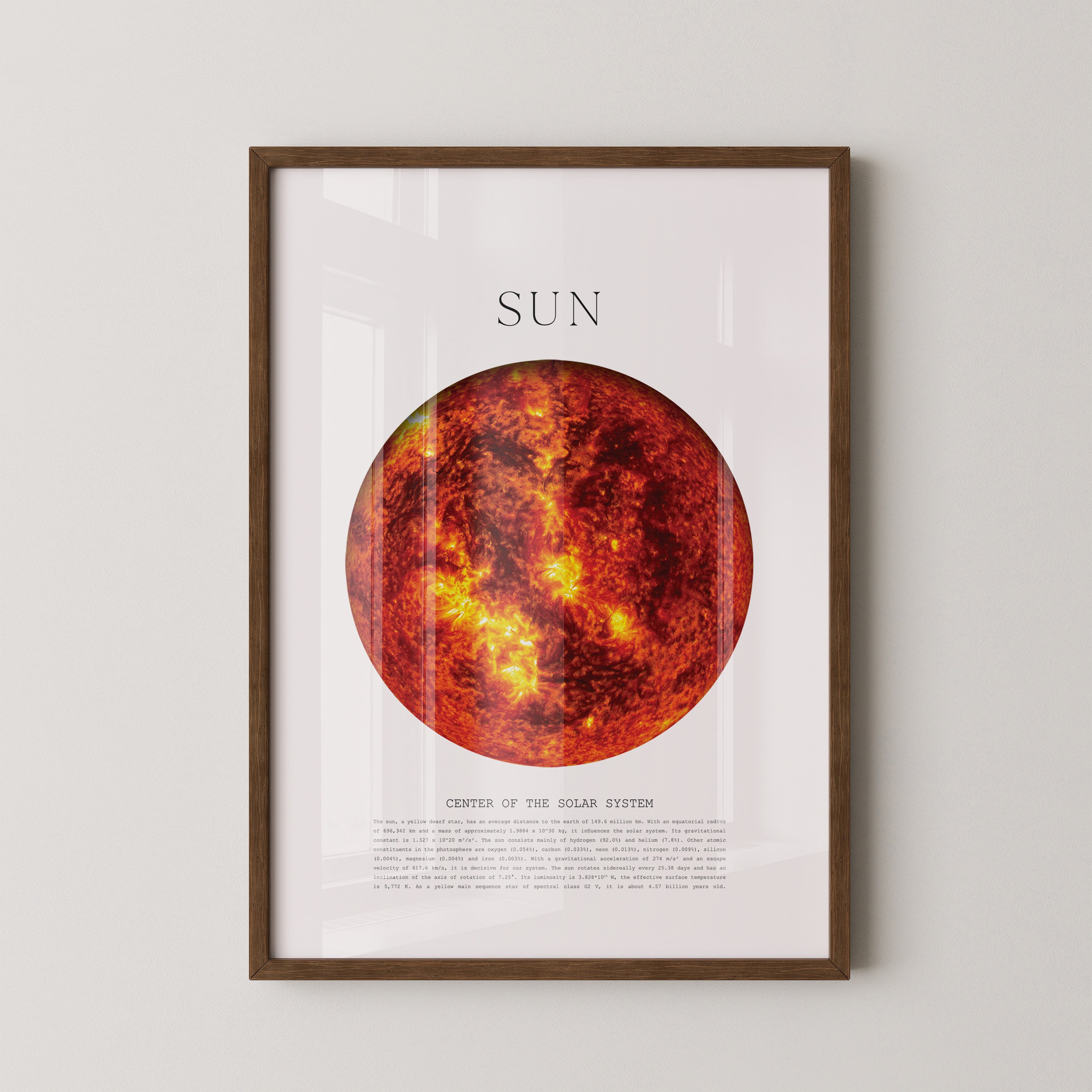 Sonne leuchtend feurig