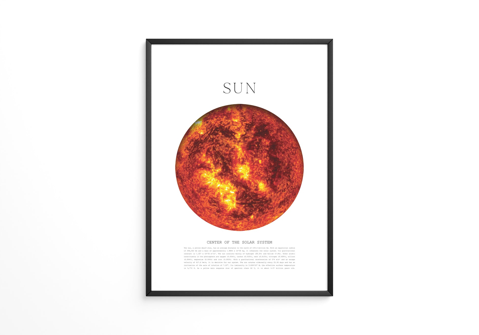 Sonne leuchtend feurig