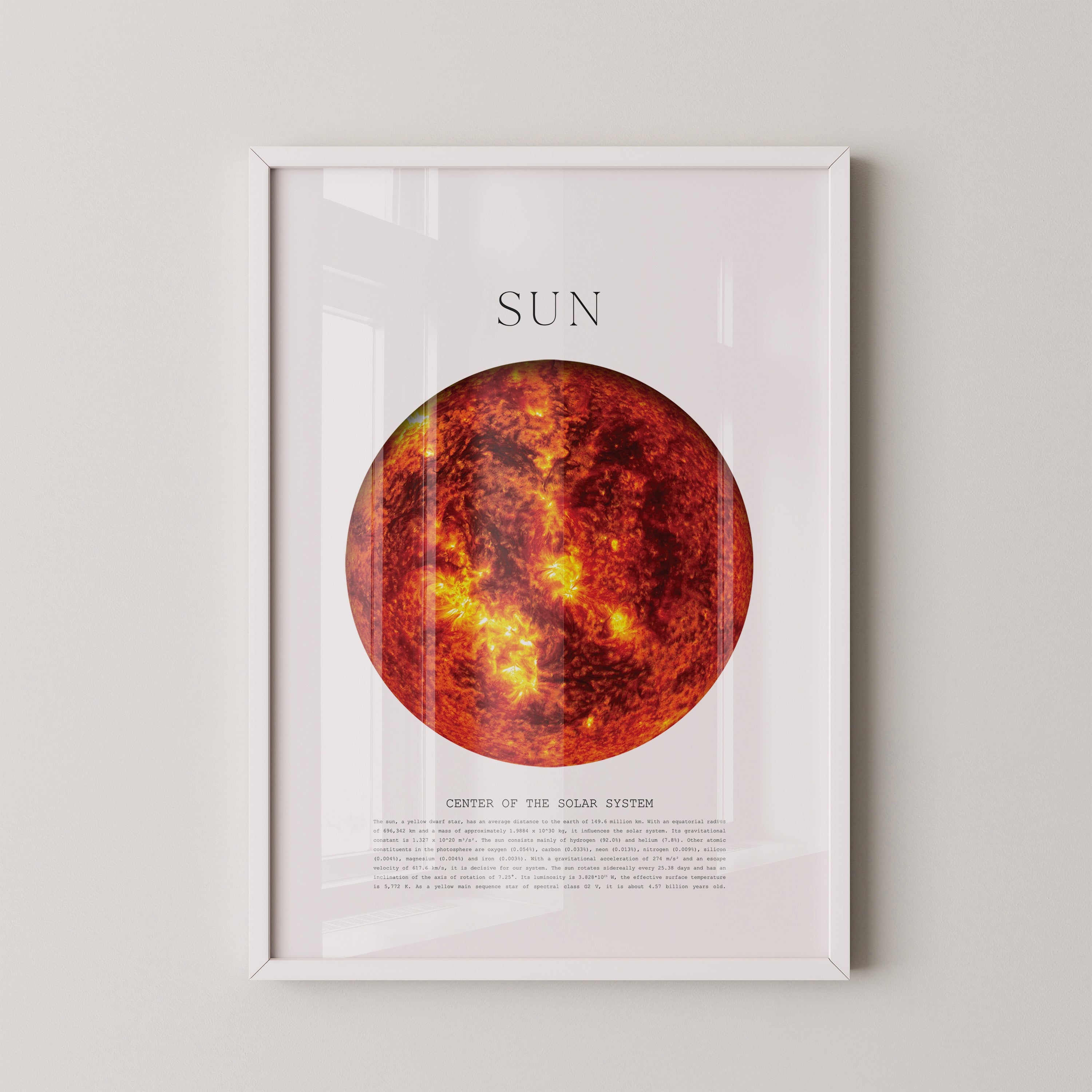 Sonne leuchtend feurig