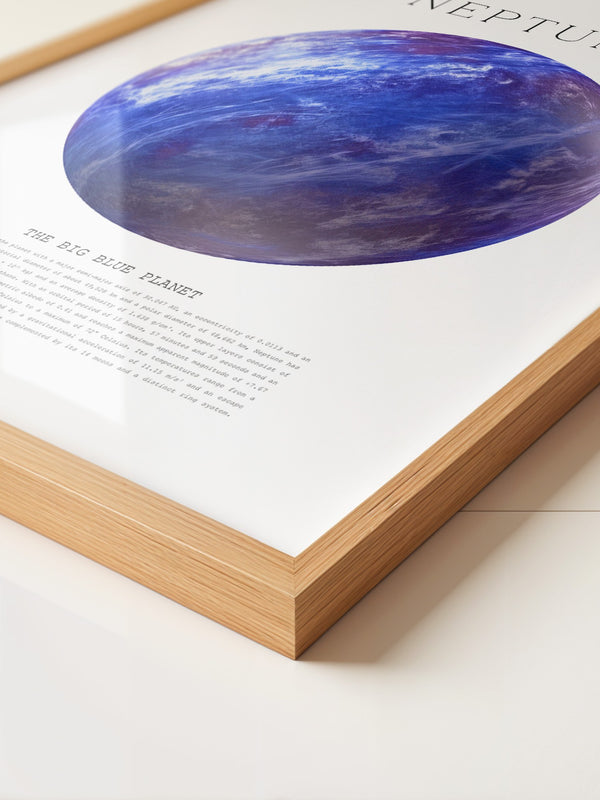 Neptun Kugel Blaues Universum