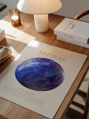 Neptun Kugel Blaues Universum