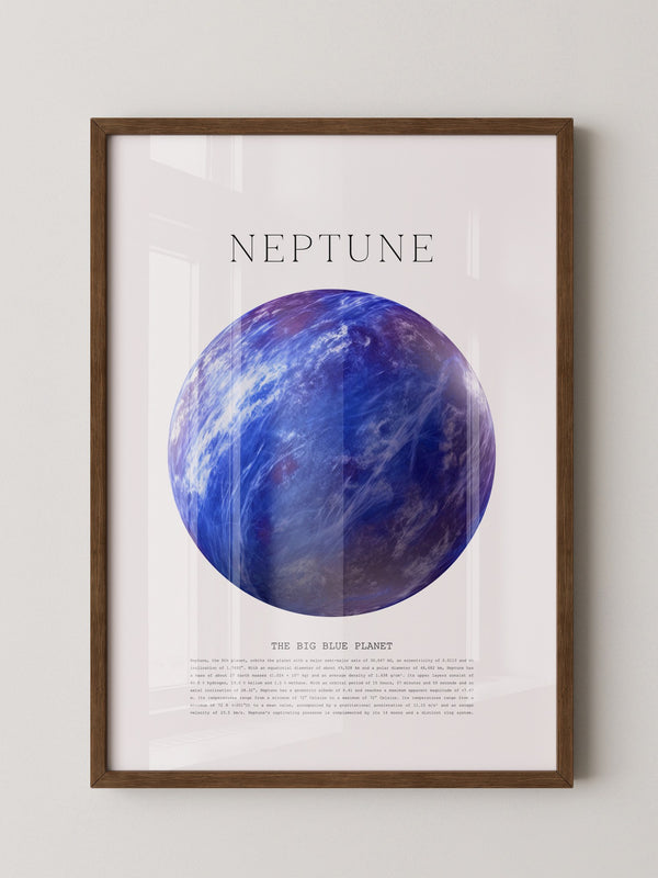 Neptun Kugel Blaues Universum