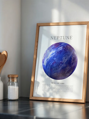 Neptun Kugel Blaues Universum