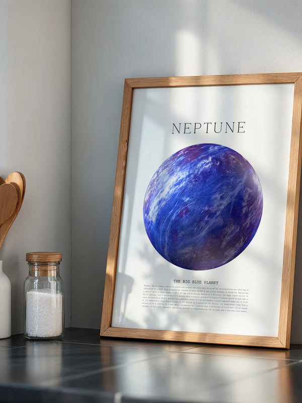 Neptun Kugel Blaues Universum