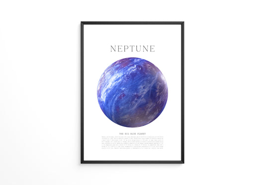 Neptun Kugel Blaues Universum