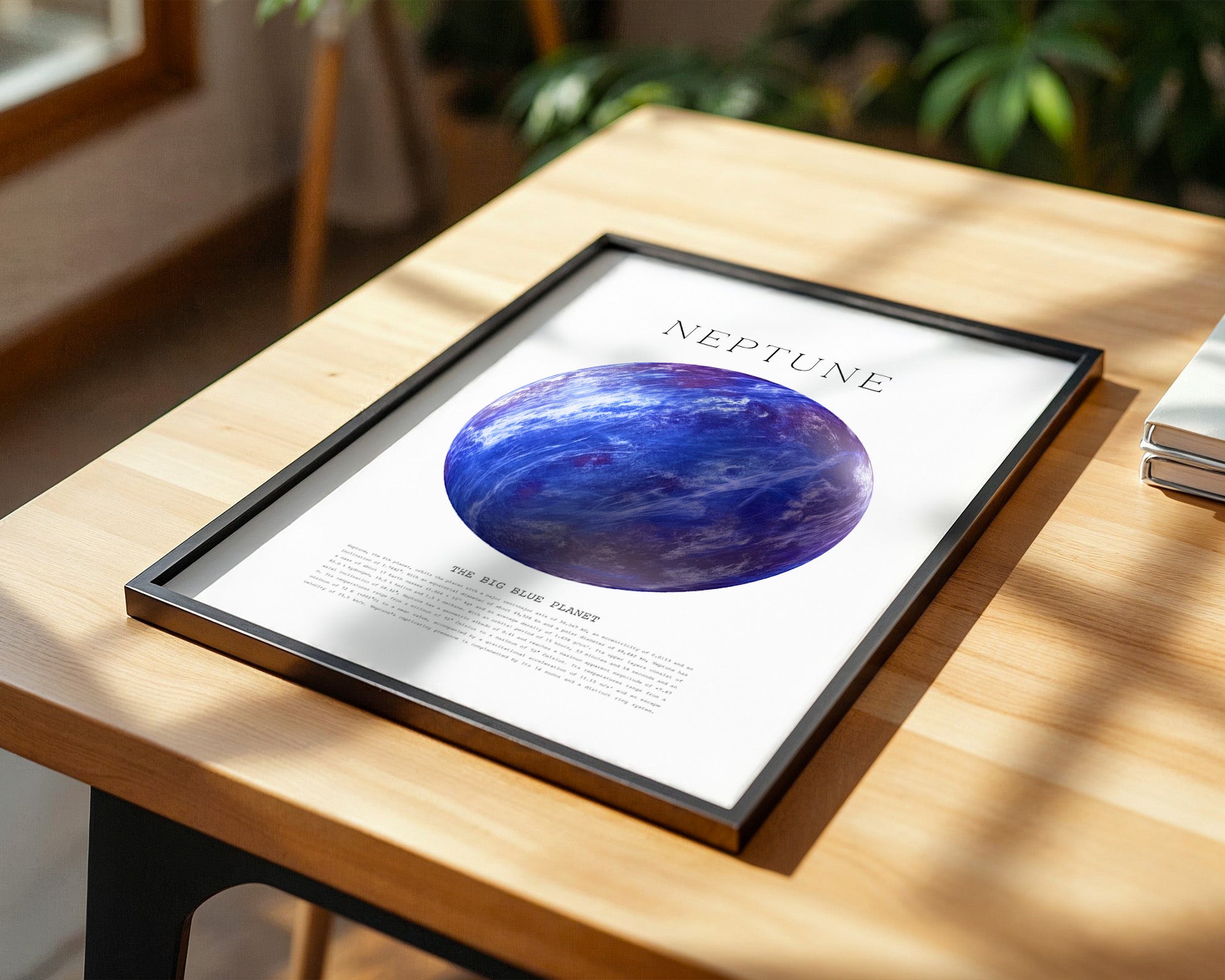 Neptun Kugel Blaues Universum