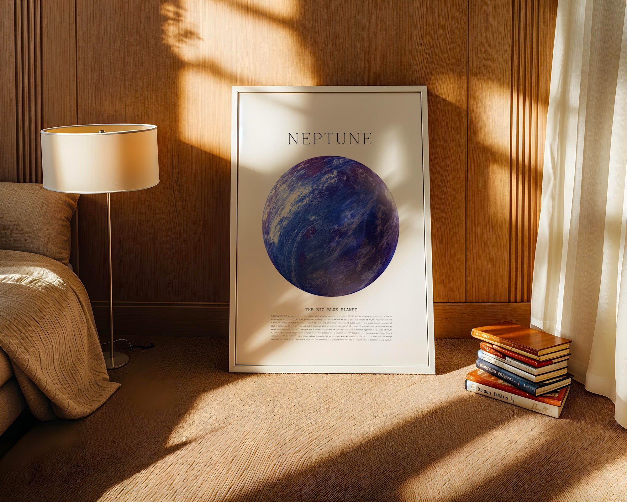 Neptun Kugel Blaues Universum