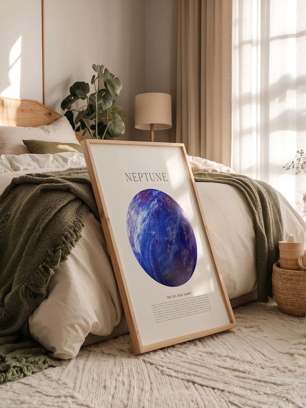 Neptun Kugel Blaues Universum