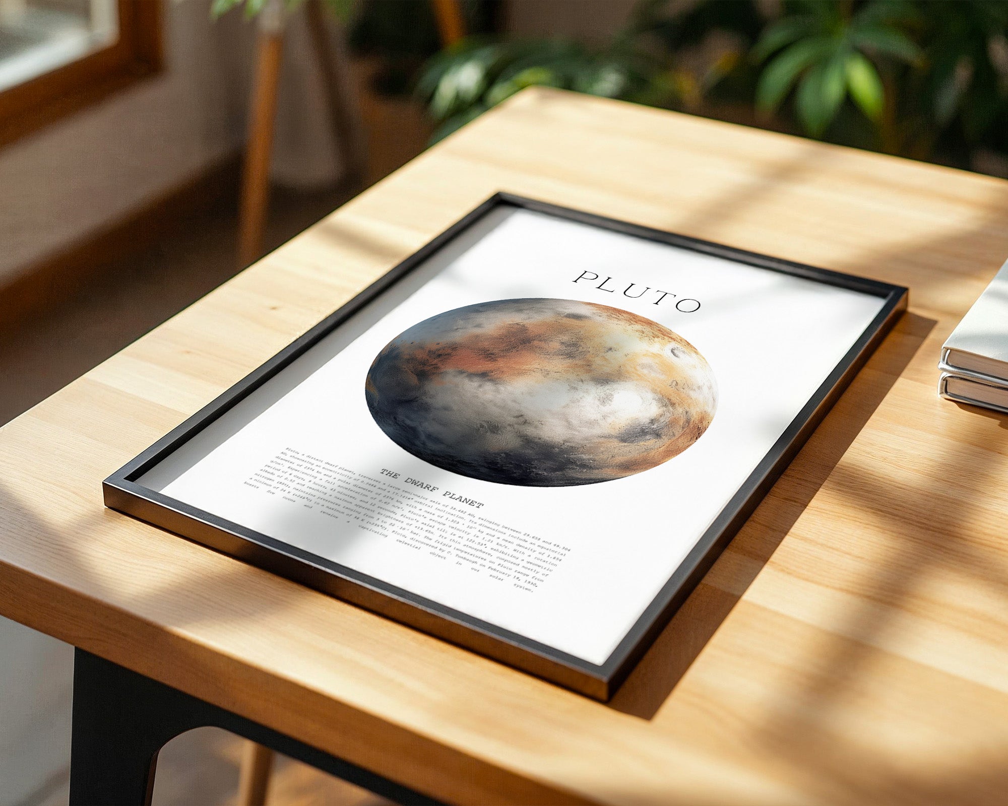 Pluto Planet Textur Farbig