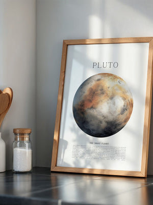 Pluto Planet Textur Farbig