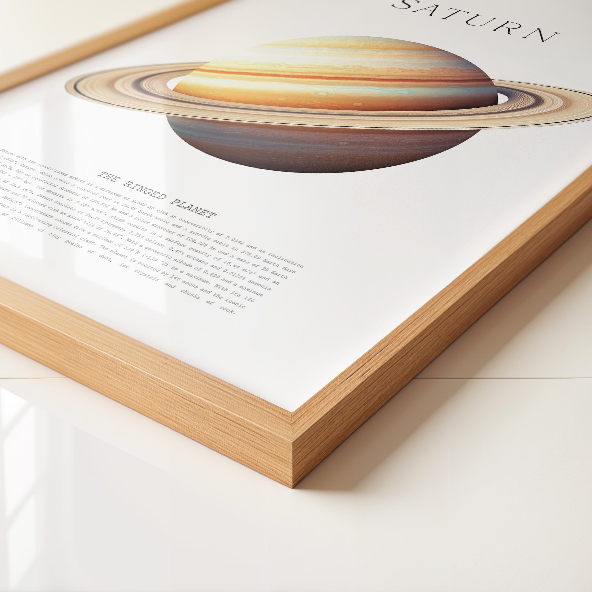Saturn Ringe Illustration Pastell