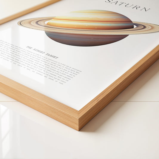 Saturn Ringe Illustration Pastell